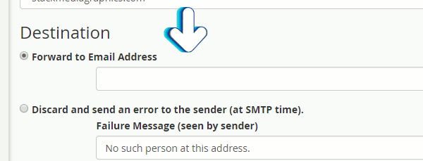 Email address to forward to Email address to forward to