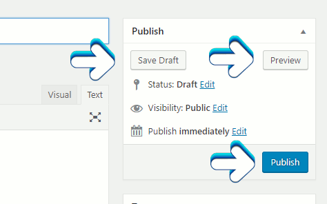 Event publishing options Event publishing options