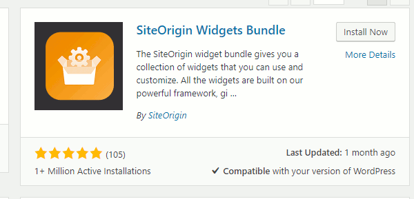 Widget bundle by SiteOrigin Widget bundle by SiteOrigin