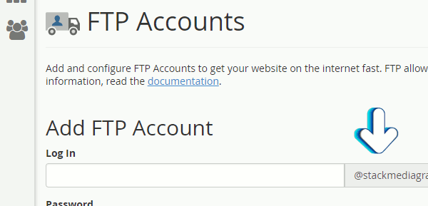 FTP Account Setup FTP Account Setup